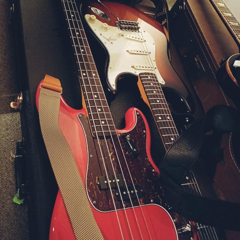 Instruments used in studio